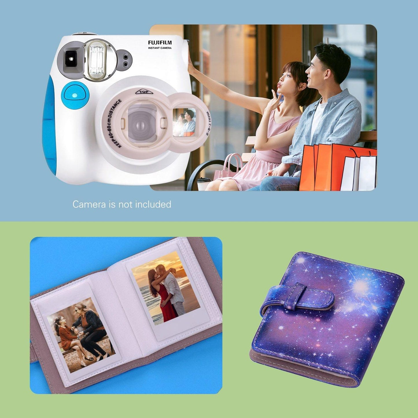 10-in-1 Instant Camera Accessories Bundle Kit for Fujifilm