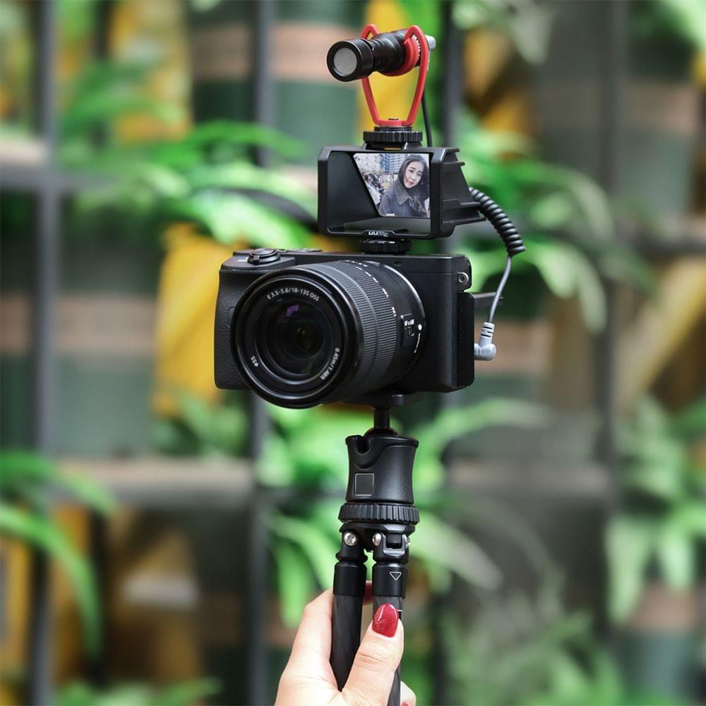 UURig Vlog Selfie Flip Screen with Cold Shoe for Mirrorless