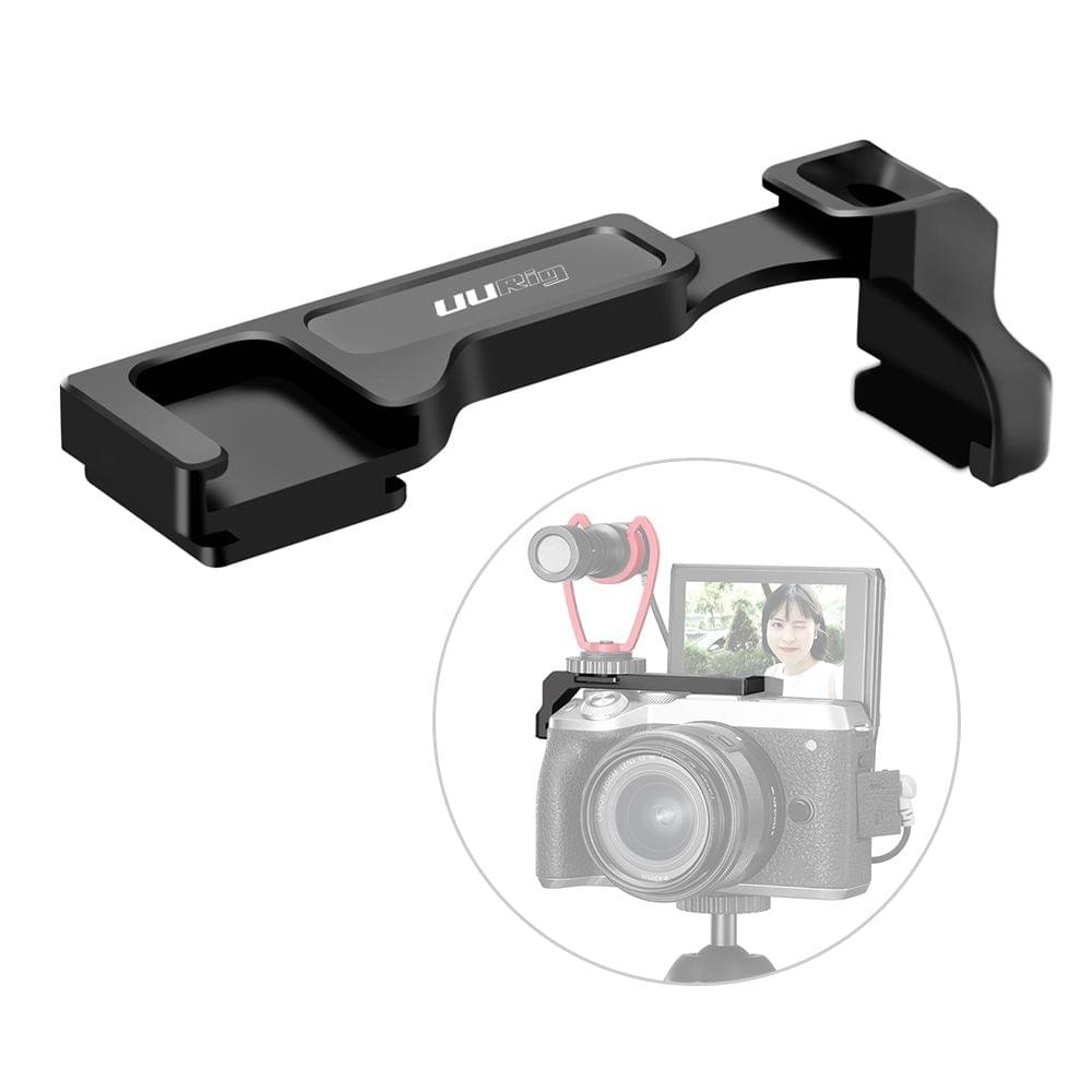 UURig R038 Double Cold Shoe Mount Bracket Extension Holder