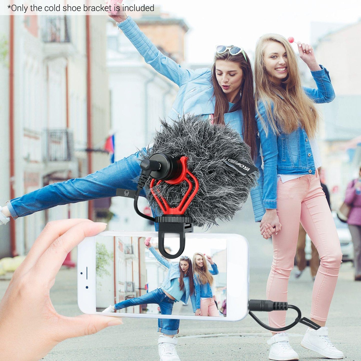 BY-C12 Universal Smartphone Cold Shoe Bracket
