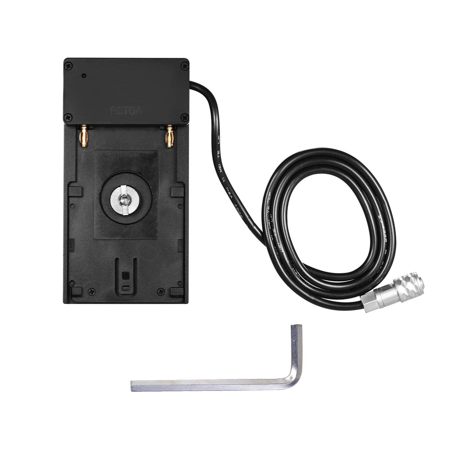 FOTGA Battery Power Supply Plate Mount System Compatible - Straight Cord