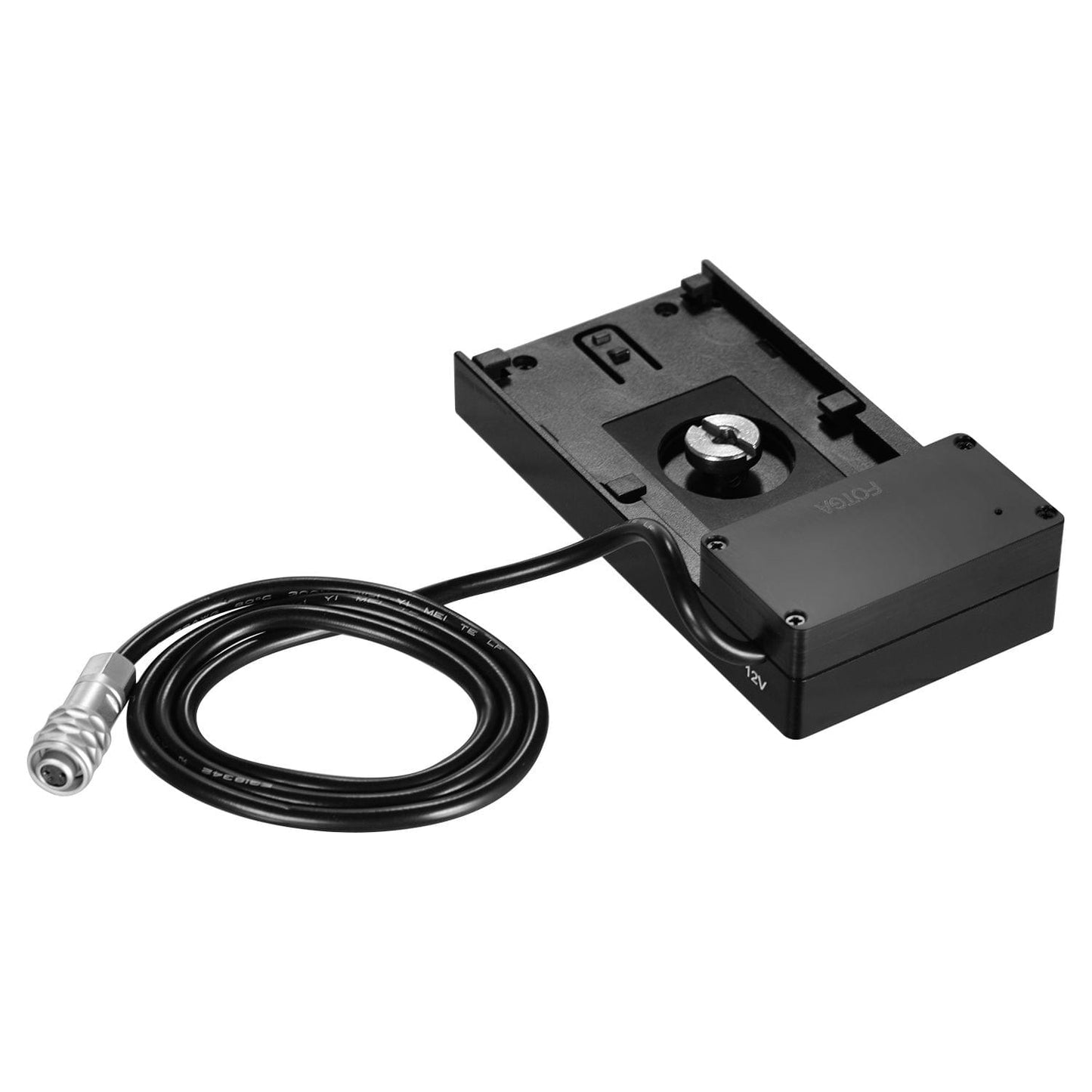 FOTGA Battery Power Supply Plate Mount System Compatible - Straight Cord