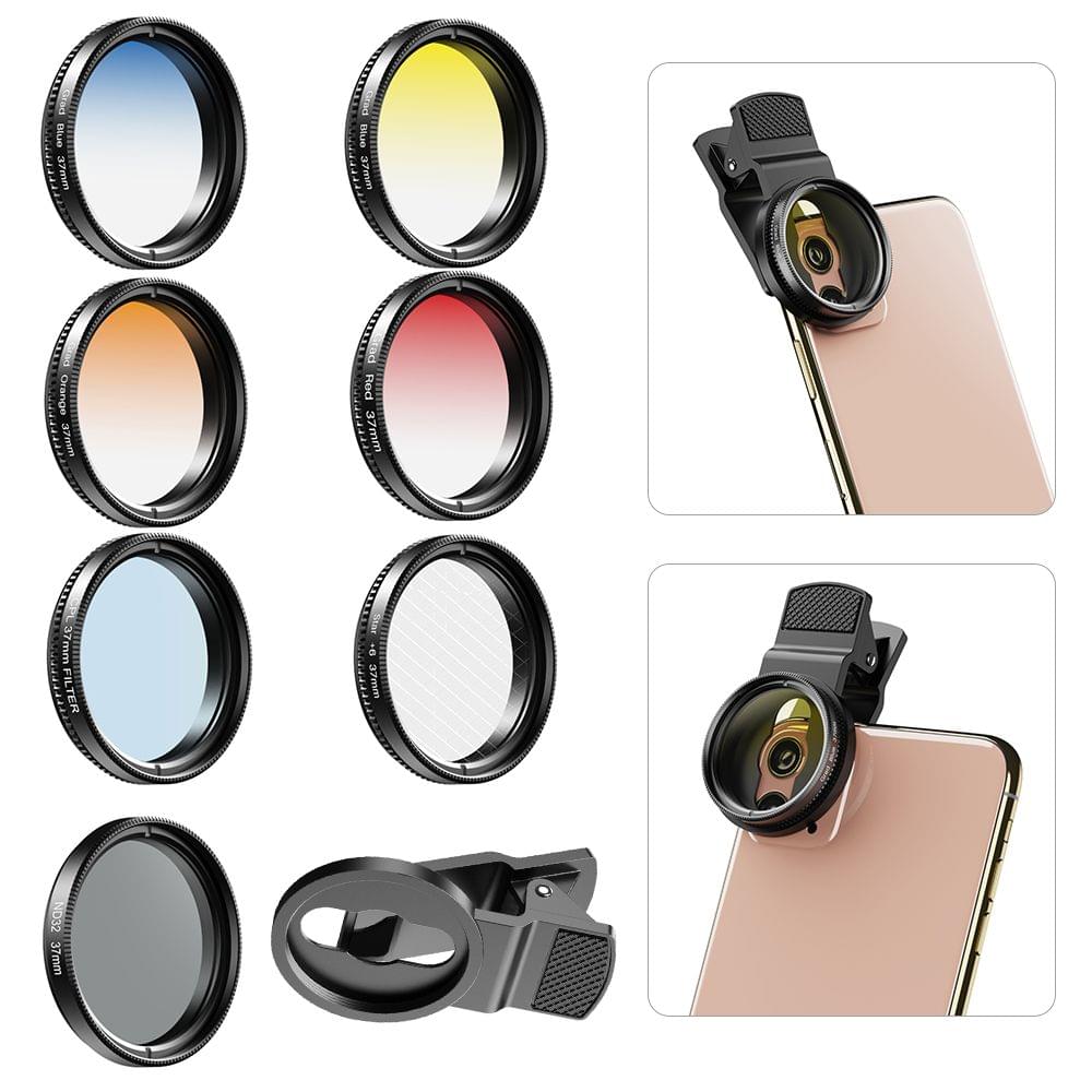 Uniqkart APL-37UV-7G Professional 7in1 Phone Graduated Lens