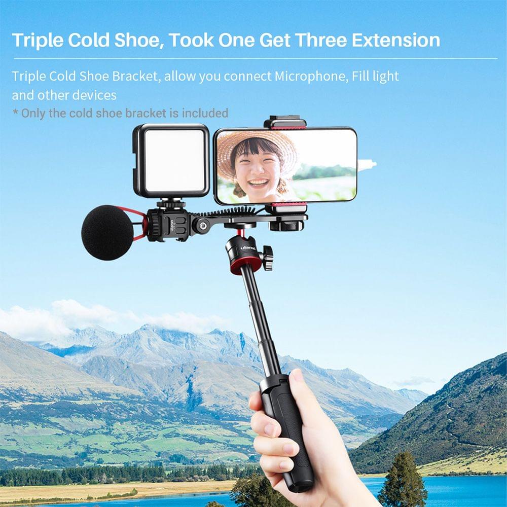 PT-13 Tripod Cold Shoe Bracket Vlog Extend
