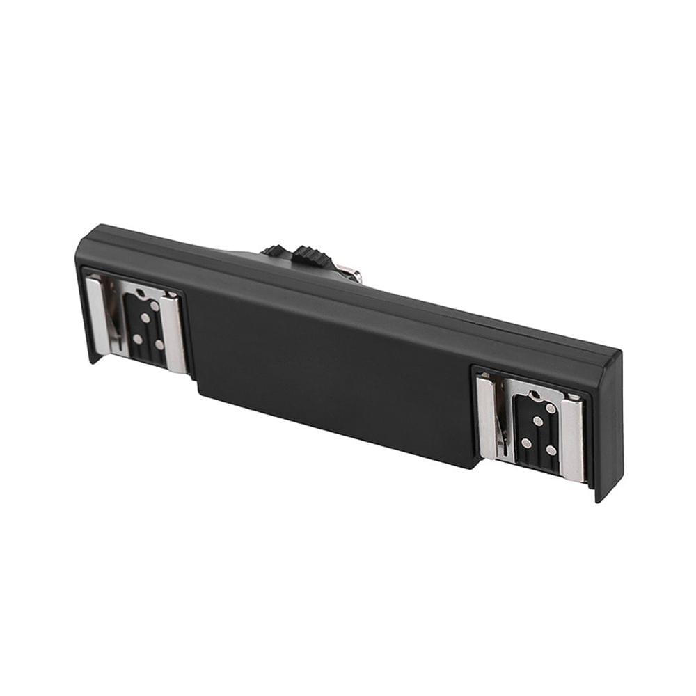 Hot Shoe Extension Bracket Stand with Dual Hot Shoe Mounts