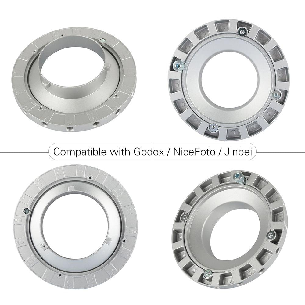 Bowens Mount Speed Ring Adapter Studio Accessory for LED