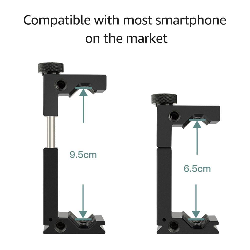 Metal Phone Holder Clamp Bracket Aluminum Alloy with Cold