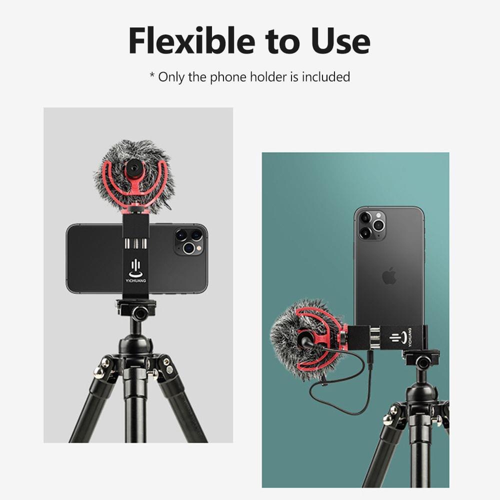 Metal Phone Holder Clamp Bracket Aluminum Alloy with Cold