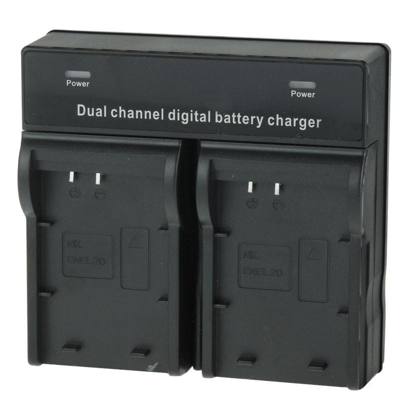 8.4V Dual Channel Digital Battery Charger for Nikon ENEL 20