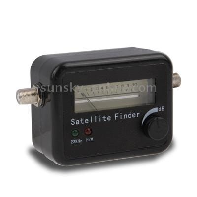 Satellite Finder Signal Search Meter for SAT Dish LNB Directv (Black)