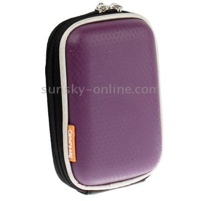 Universal Mini Digital Leather Camera Bag, Size: 120 x 80 x 35mm (Brown)