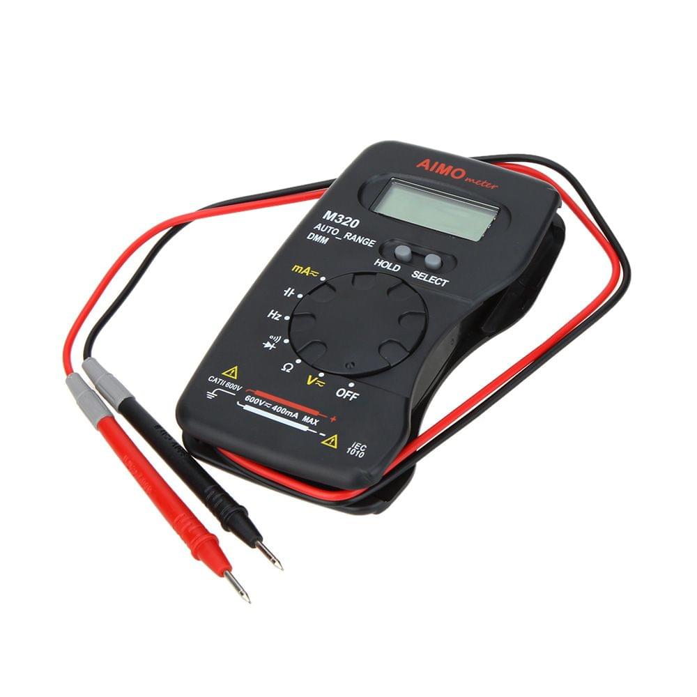 M320 Pocket Size Handheld LCD Digital Multimeter DMM