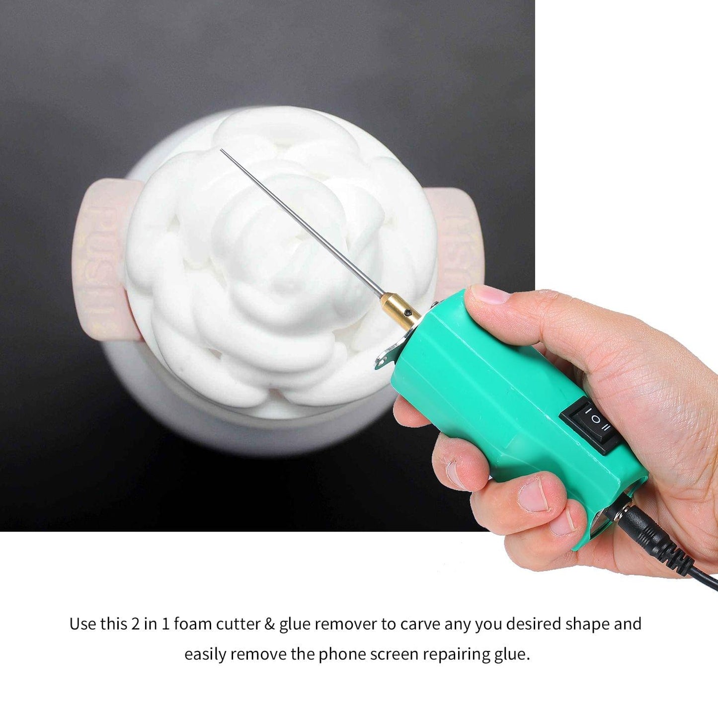 AC110V-220V / 3.5W Power Rotary Tool Handheld Electric Glue - EU Plug