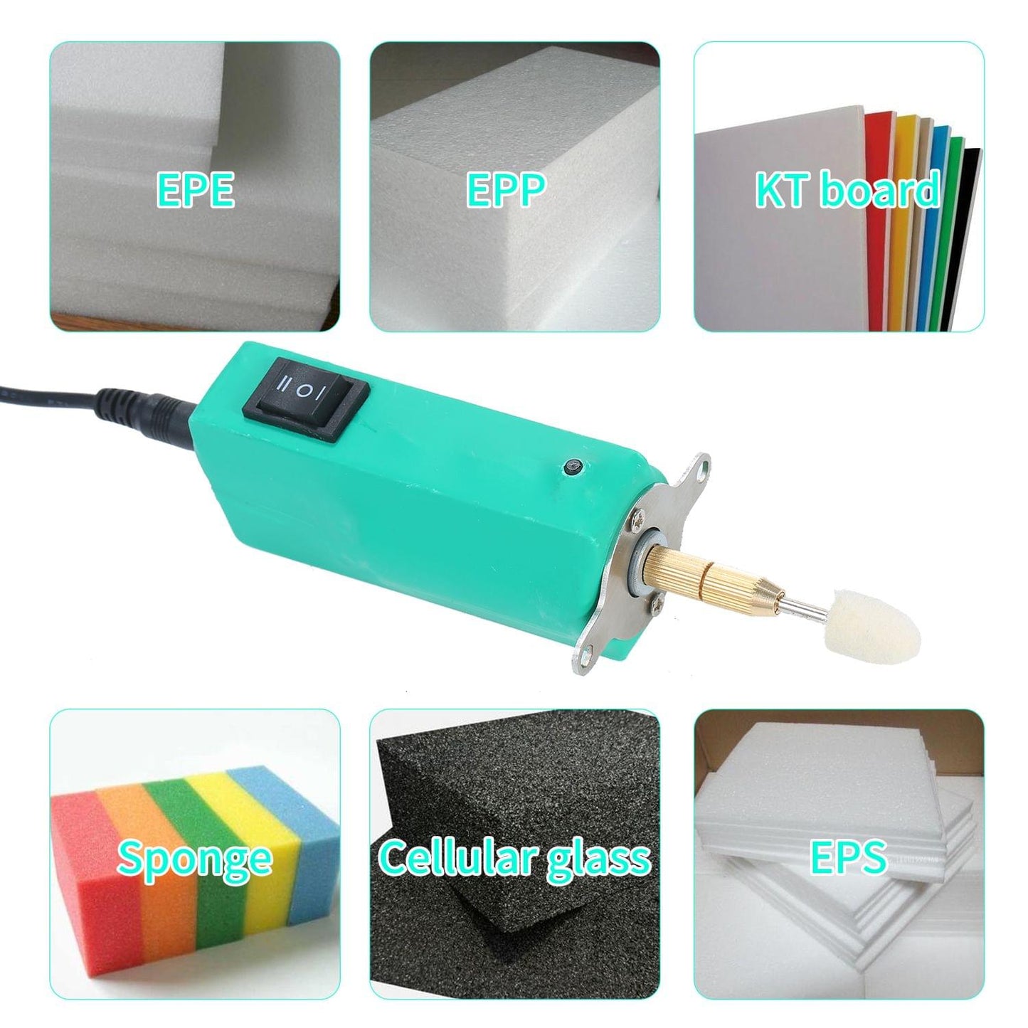 AC110V-220V / 3.5W Power Rotary Tool Handheld Electric Glue - EU Plug