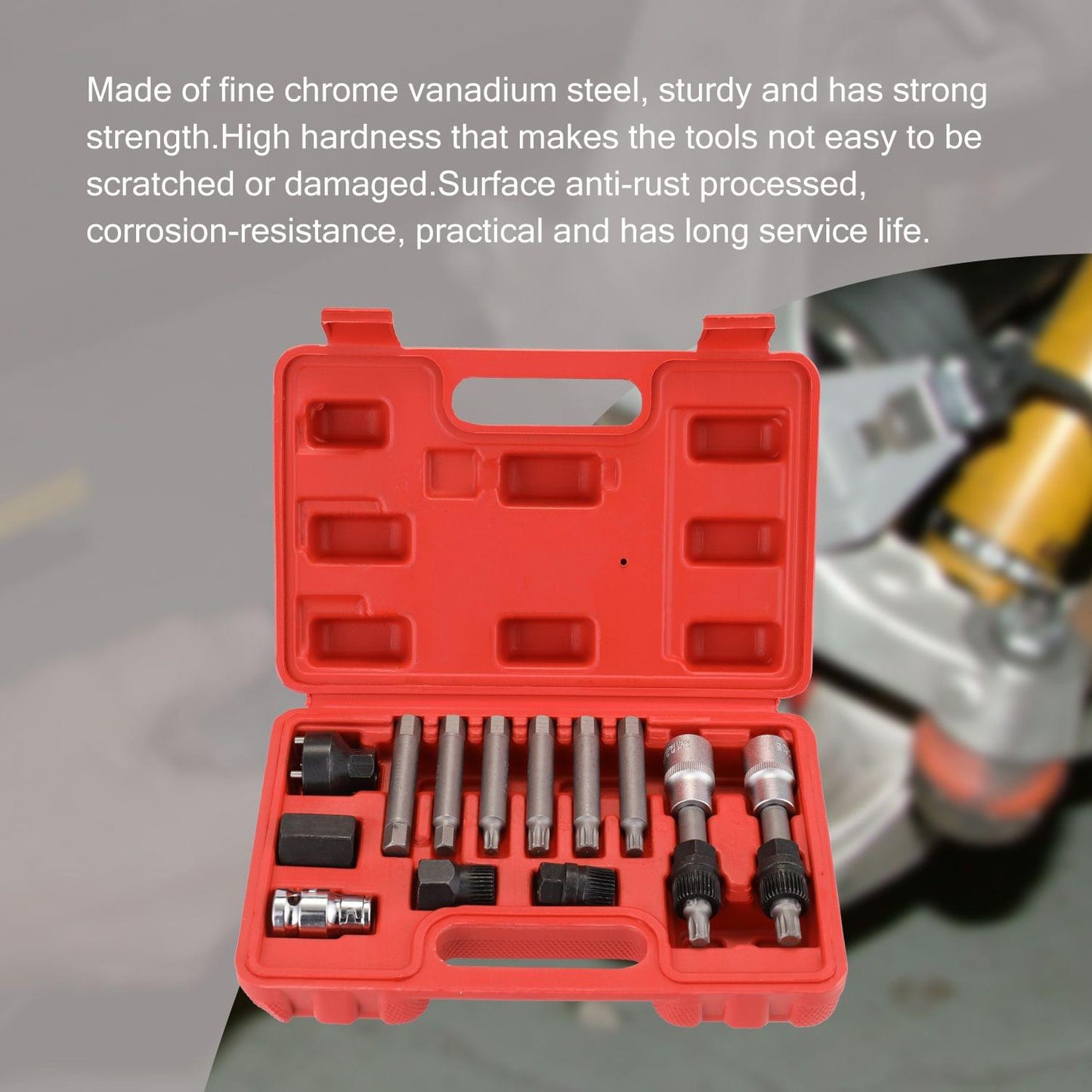 13Pcs Generator Belt Removal Tool Set Car Repairing Tool