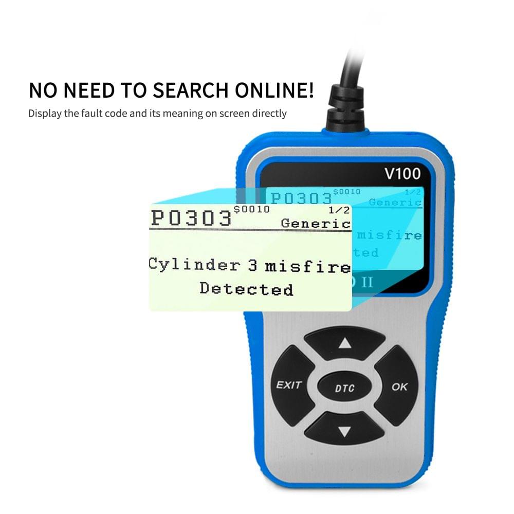 Universal O-B-D II Scanner Car Engine Fault Code Reader