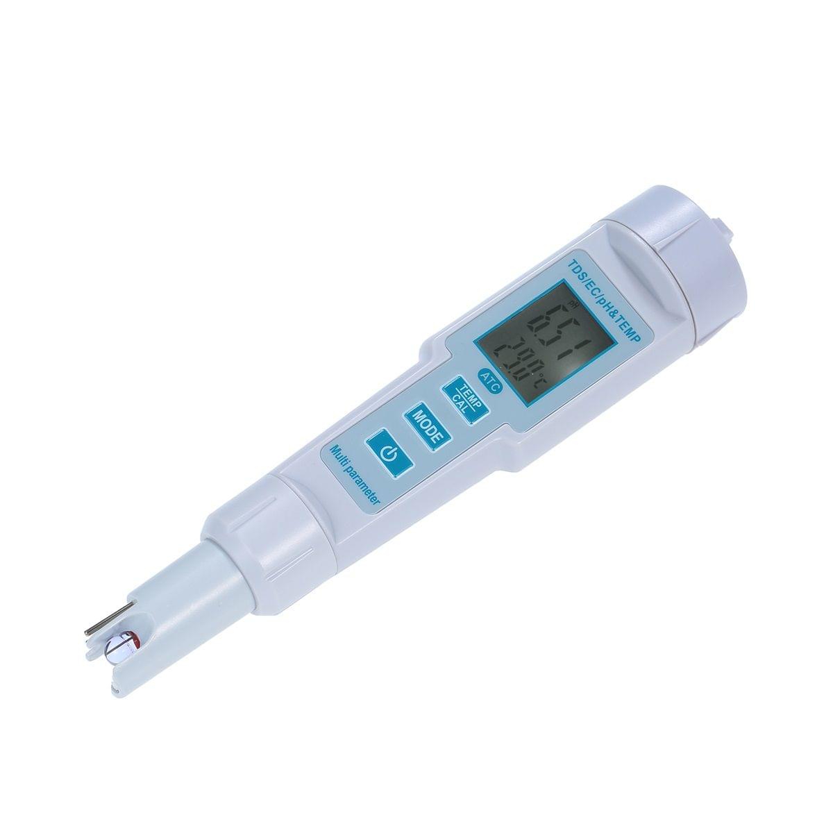 4 in 1 Water Quality Tester pH/EC/TDS/Temperature Meter IP55