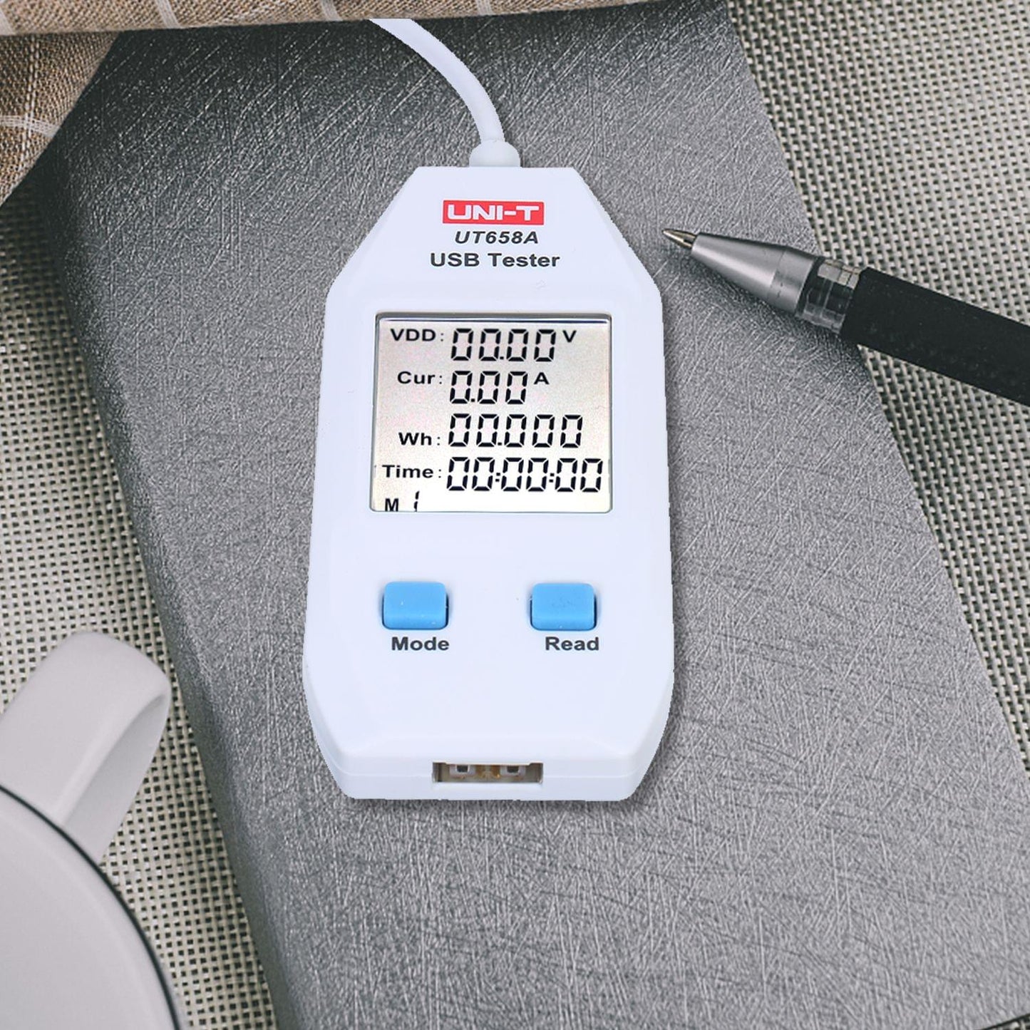 USB Power Meter LCD USB Tester Detector Voltmeter Ammeter - Type A