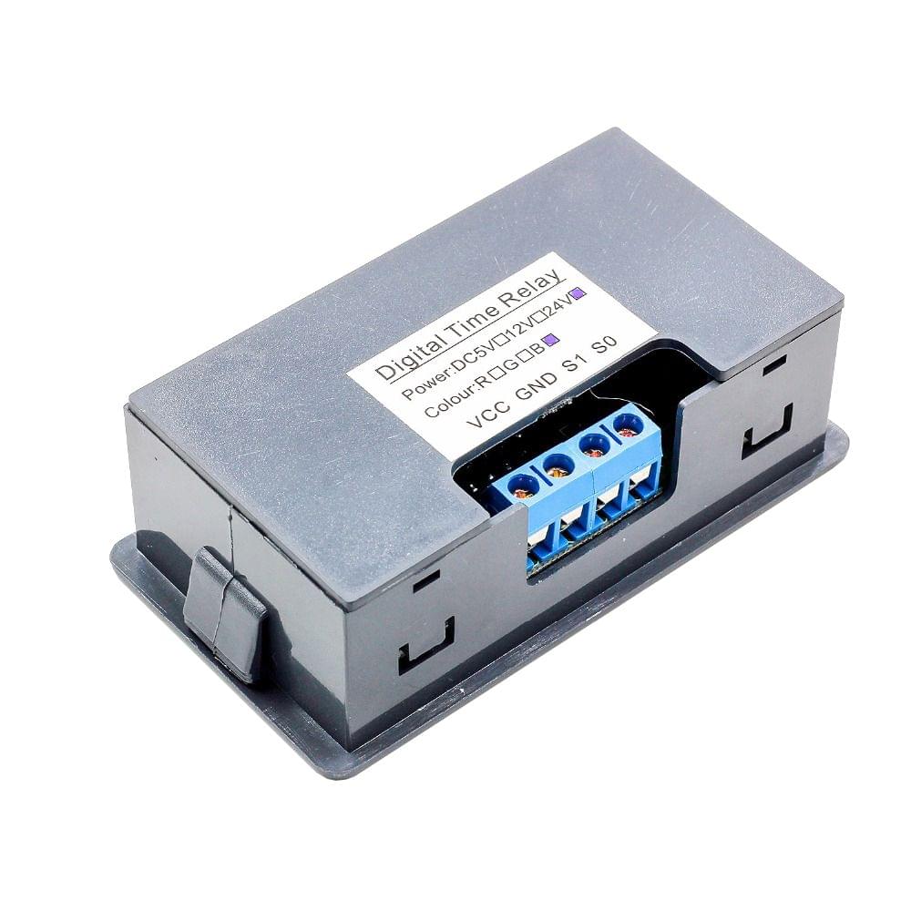 DC 12V Time Relay Module Programmable Digital Time Cycle - 12V