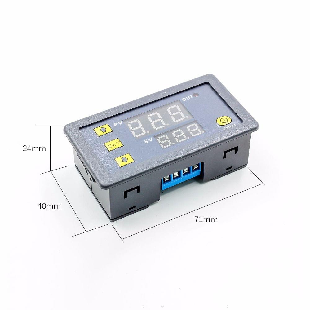 DC 12V Time Relay Module Programmable Digital Time Cycle - 12V