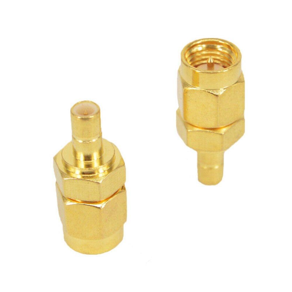 SMB Male to SMA Male Straight Plug RF Connector Adapter