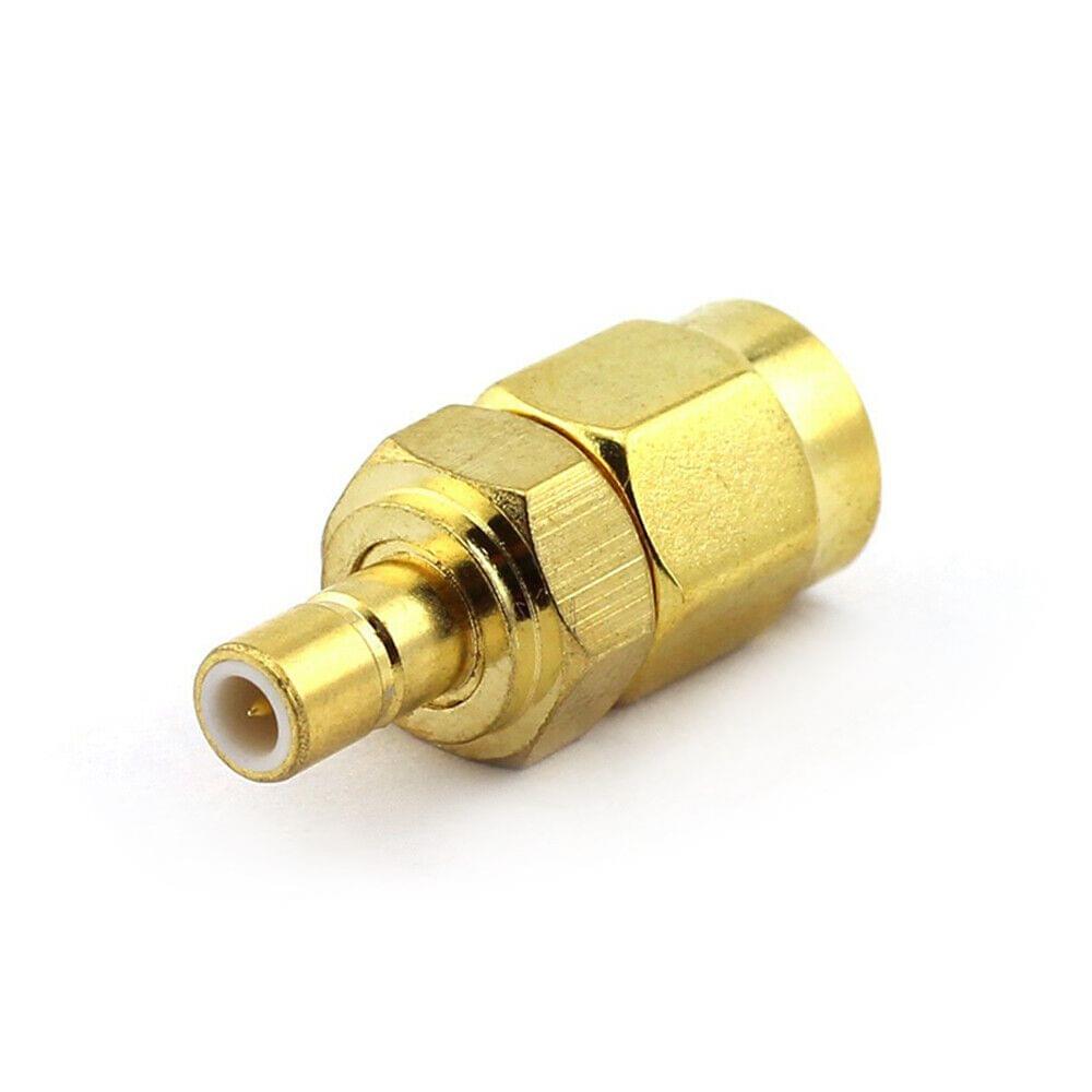 SMB Male to SMA Male Straight Plug RF Connector Adapter