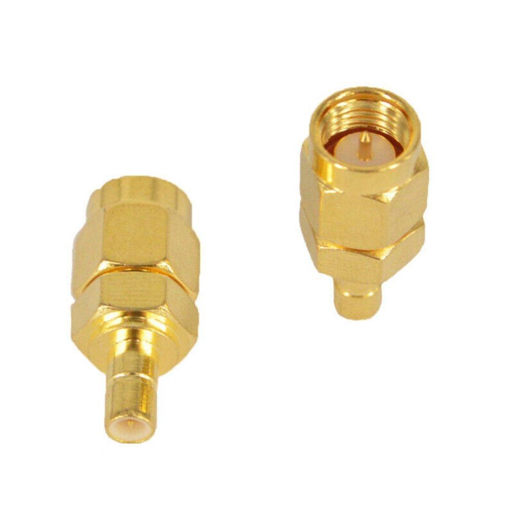 SMB Male to SMA Male Straight Plug RF Connector Adapter