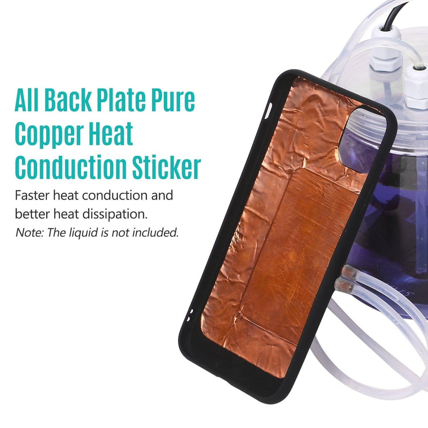 Phone Cooler Mobile Phone Radiator Water-cooled Cooling - Compatible with iPhone 11 5.8inch