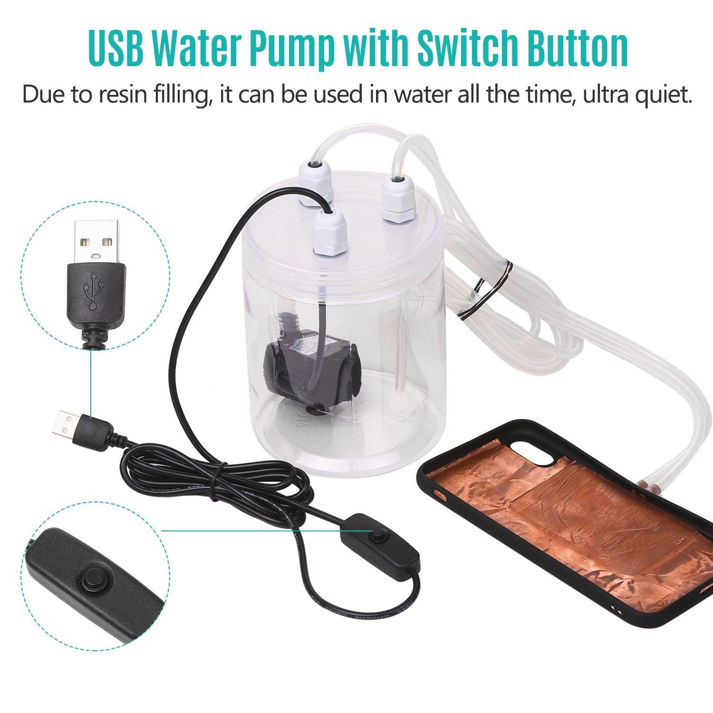 Phone Cooler Mobile Phone Radiator Water-cooled Cooling - Compatible with iPhone X