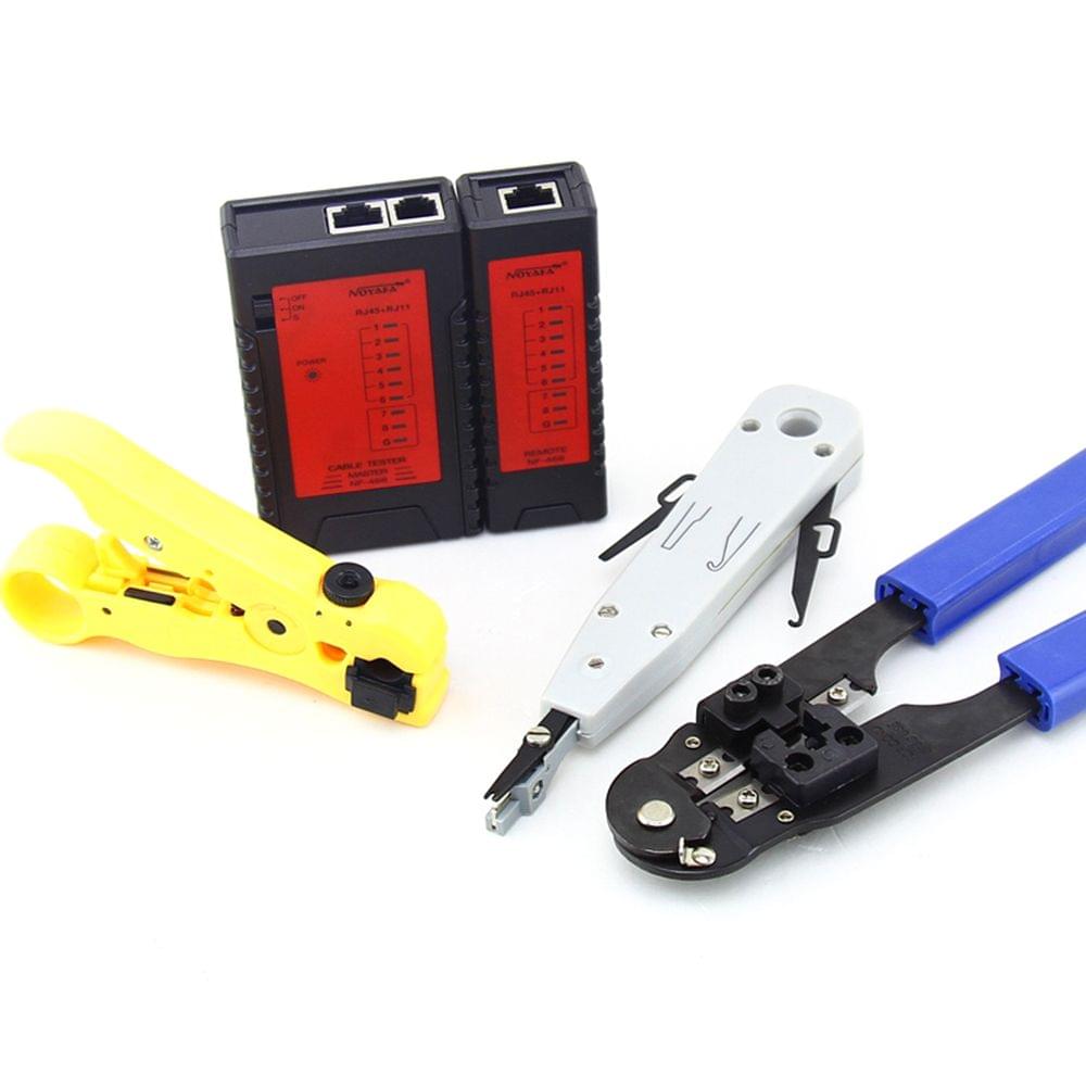 4 in 1 Network Cable Tester Set LAN Tester RJ11 Measurable
