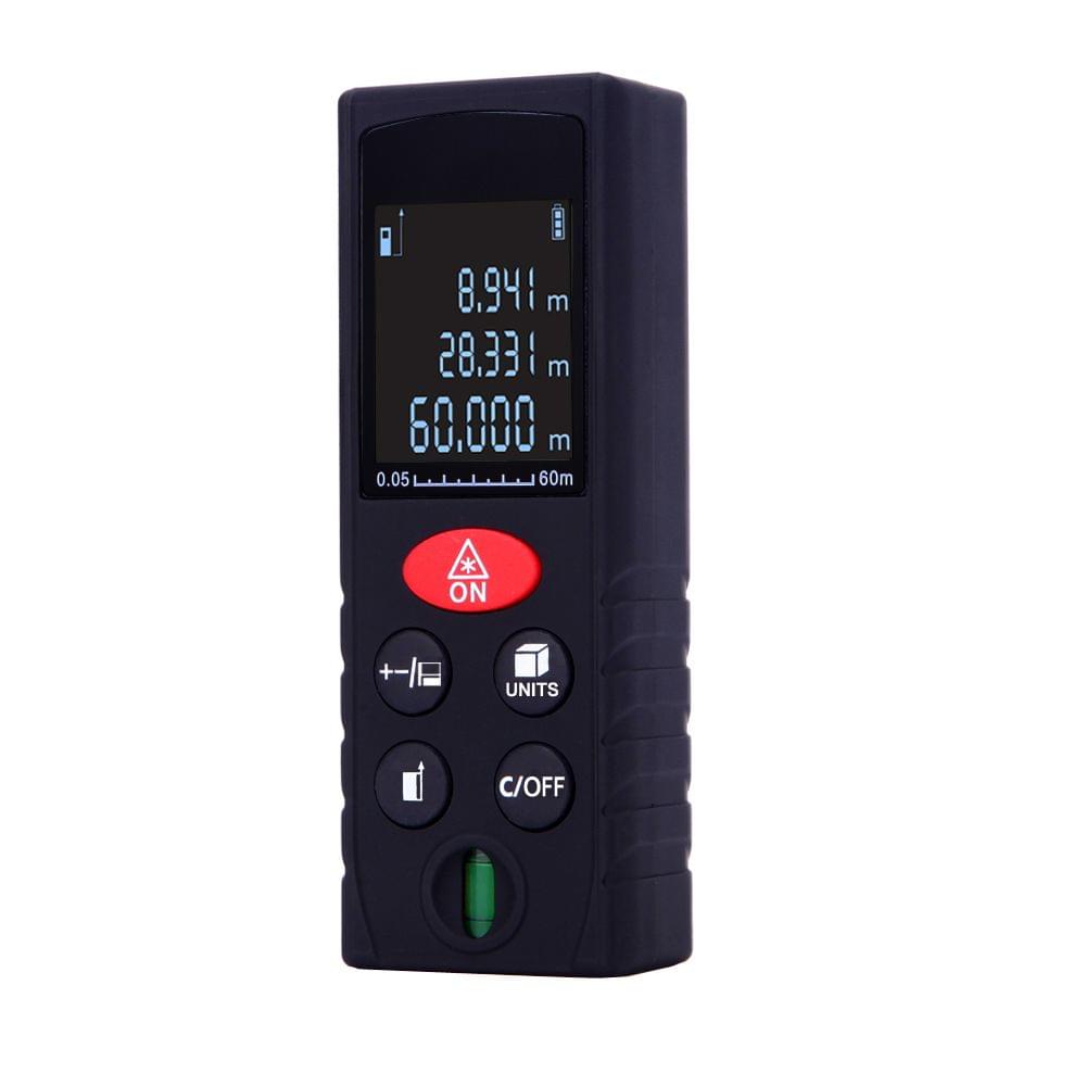 60m/197ft Mini Handheld Digital Laser Distance Meter High - 60 m