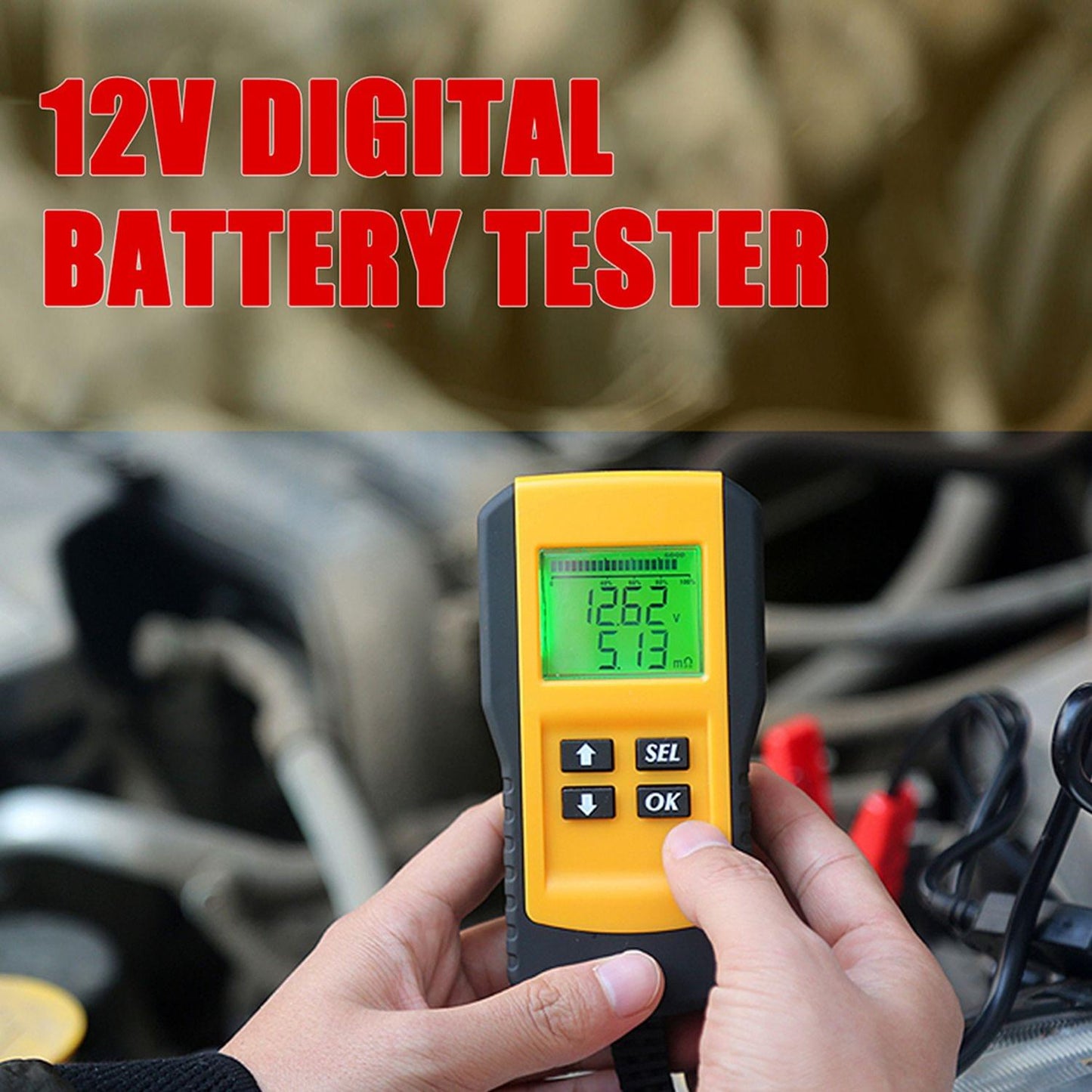Battery Tester Car Battery Load Tester 12V 100-9999CCA