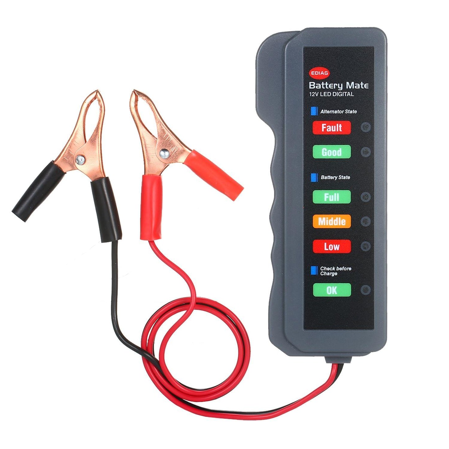 12V Car Battery Alternator Tester LED Digital Battery