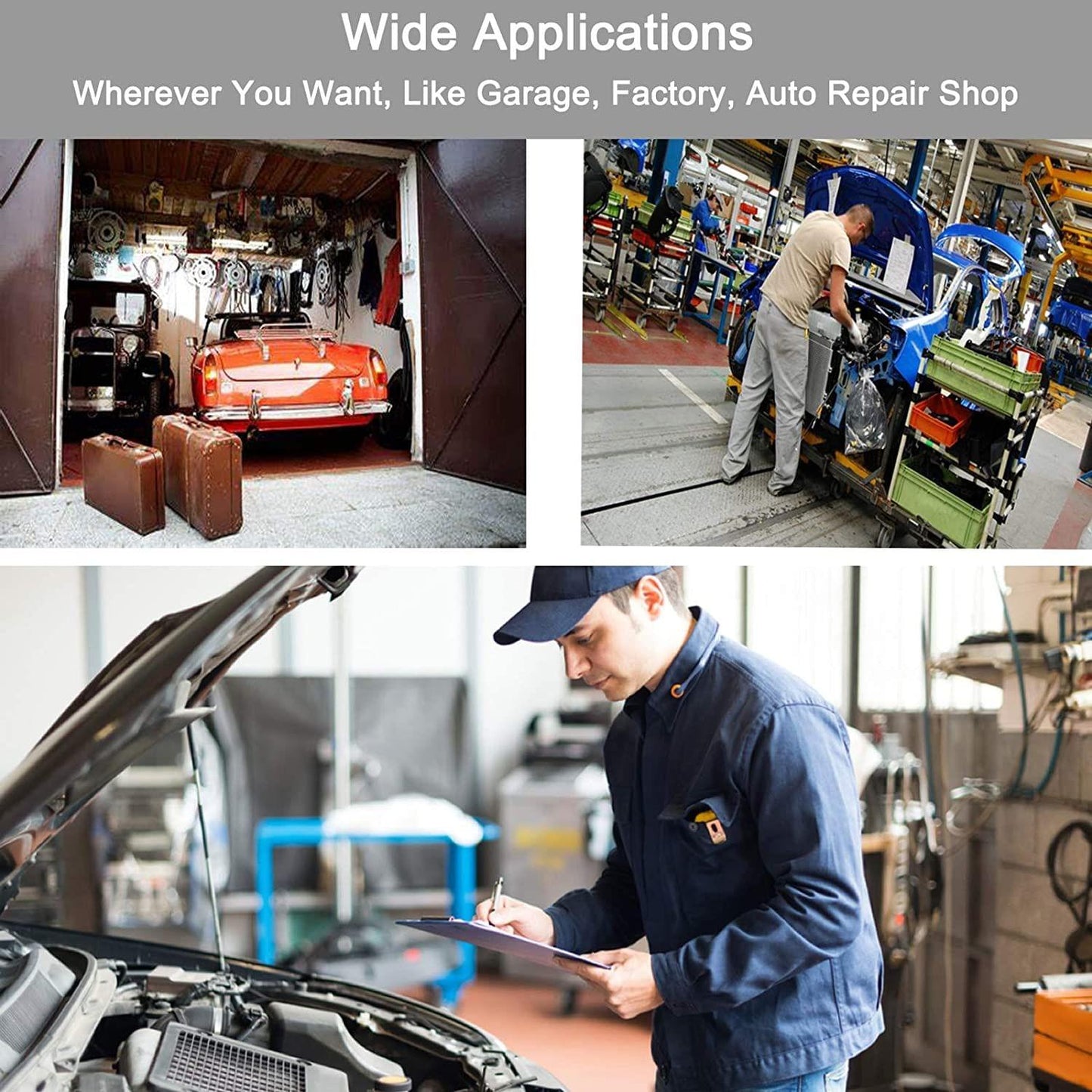 12V Car Battery Alternator Tester LED Digital Battery