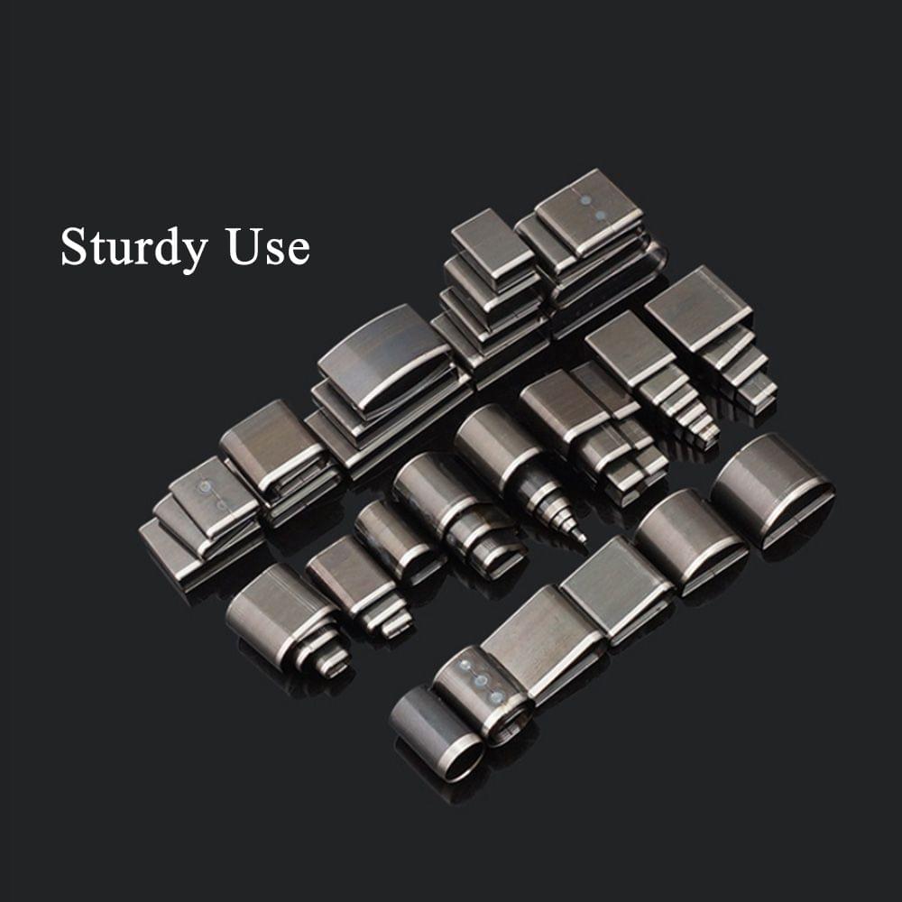 52Pcs Leather Puncher Hole Tools Craft Set Hollow Punches - 52Pcs