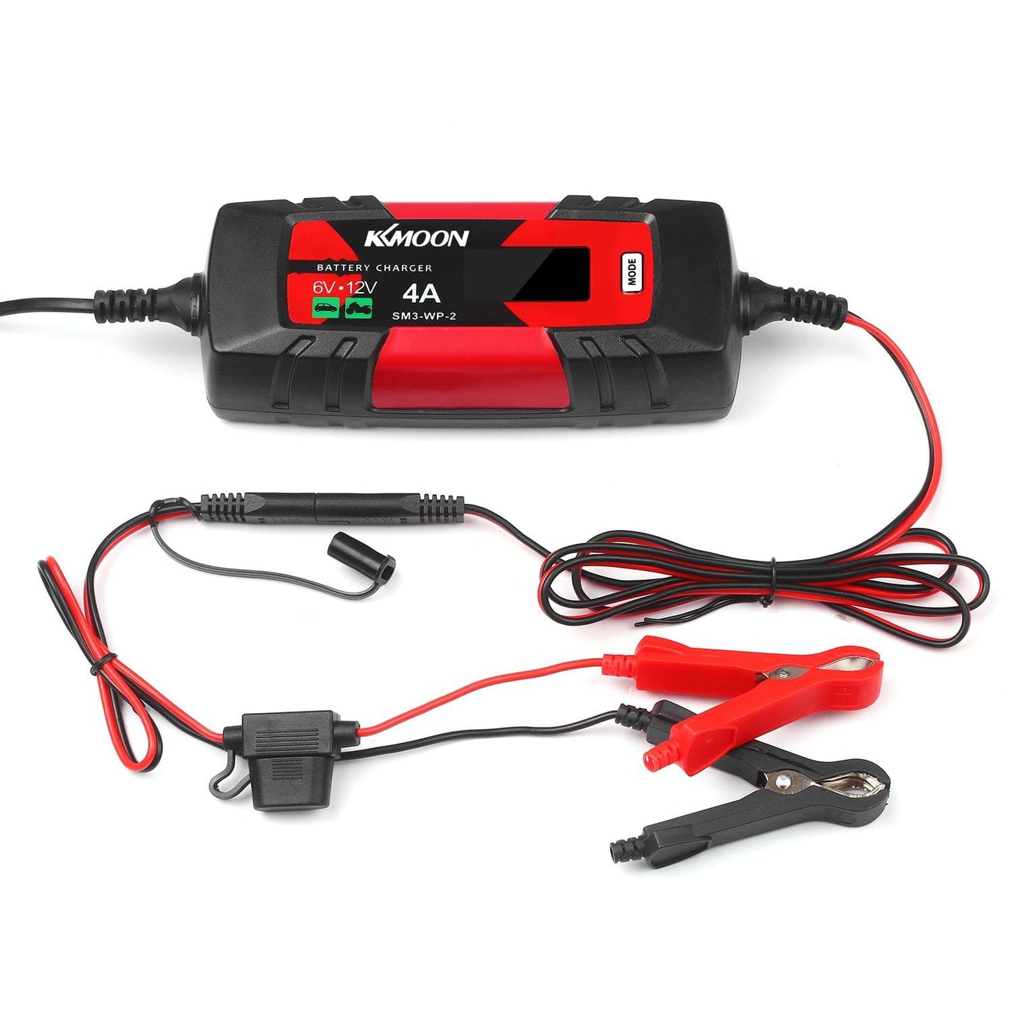 KKmoonCar Battery Charger Battery Charger & Maintainer - EU Plug