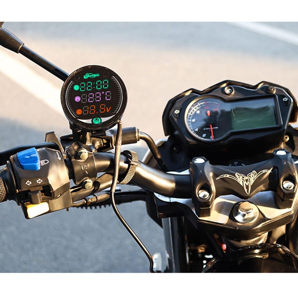 9-24V Charging Digital Meter LED Night Vision Motorcycle