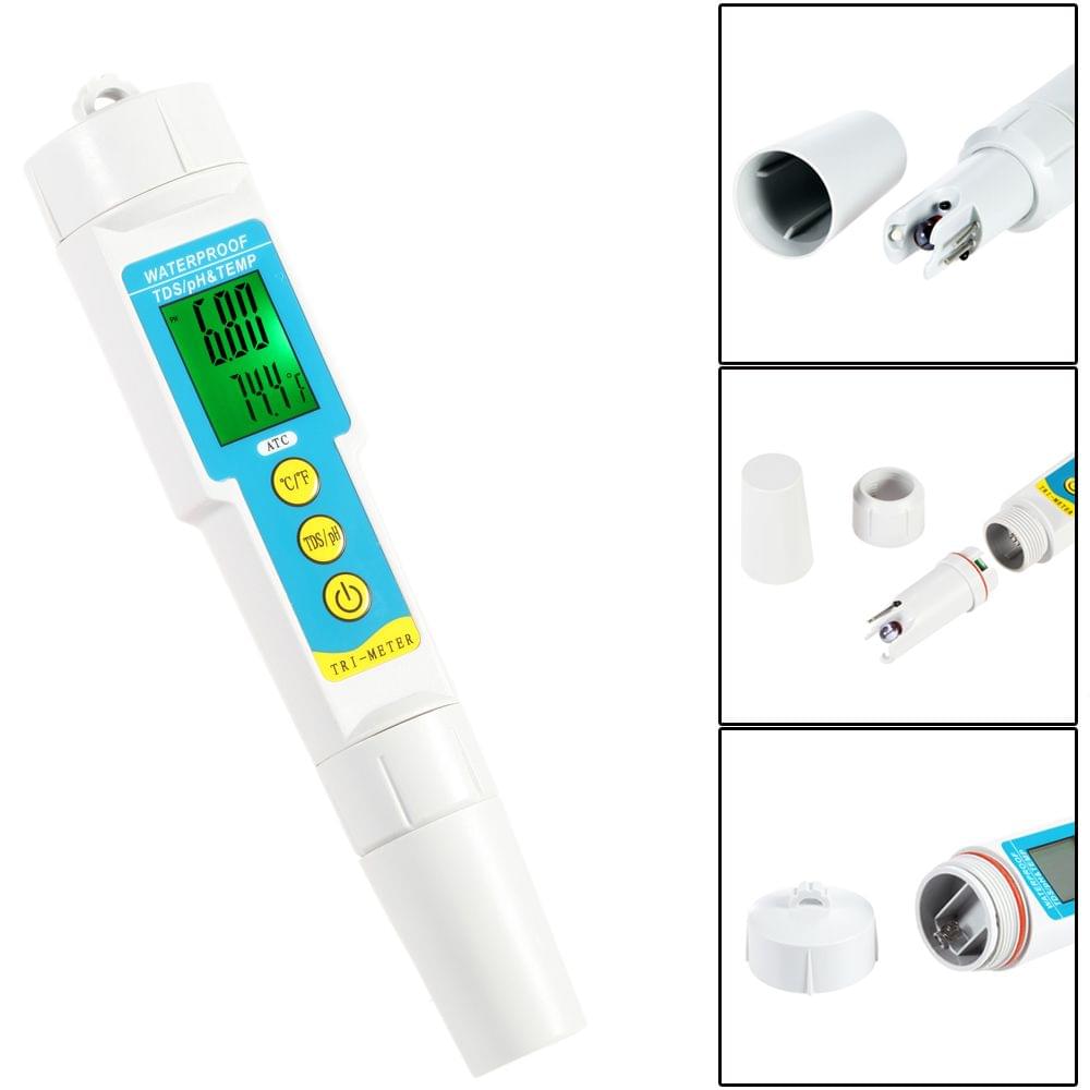 KKmoon Mini Professional 3 in 1 Water Quality Tester