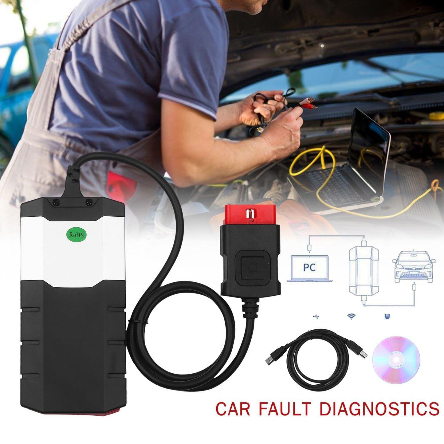 DS150E BT C-D-P T-C-S Car Truck Error Diagnostic Tool O-B-D