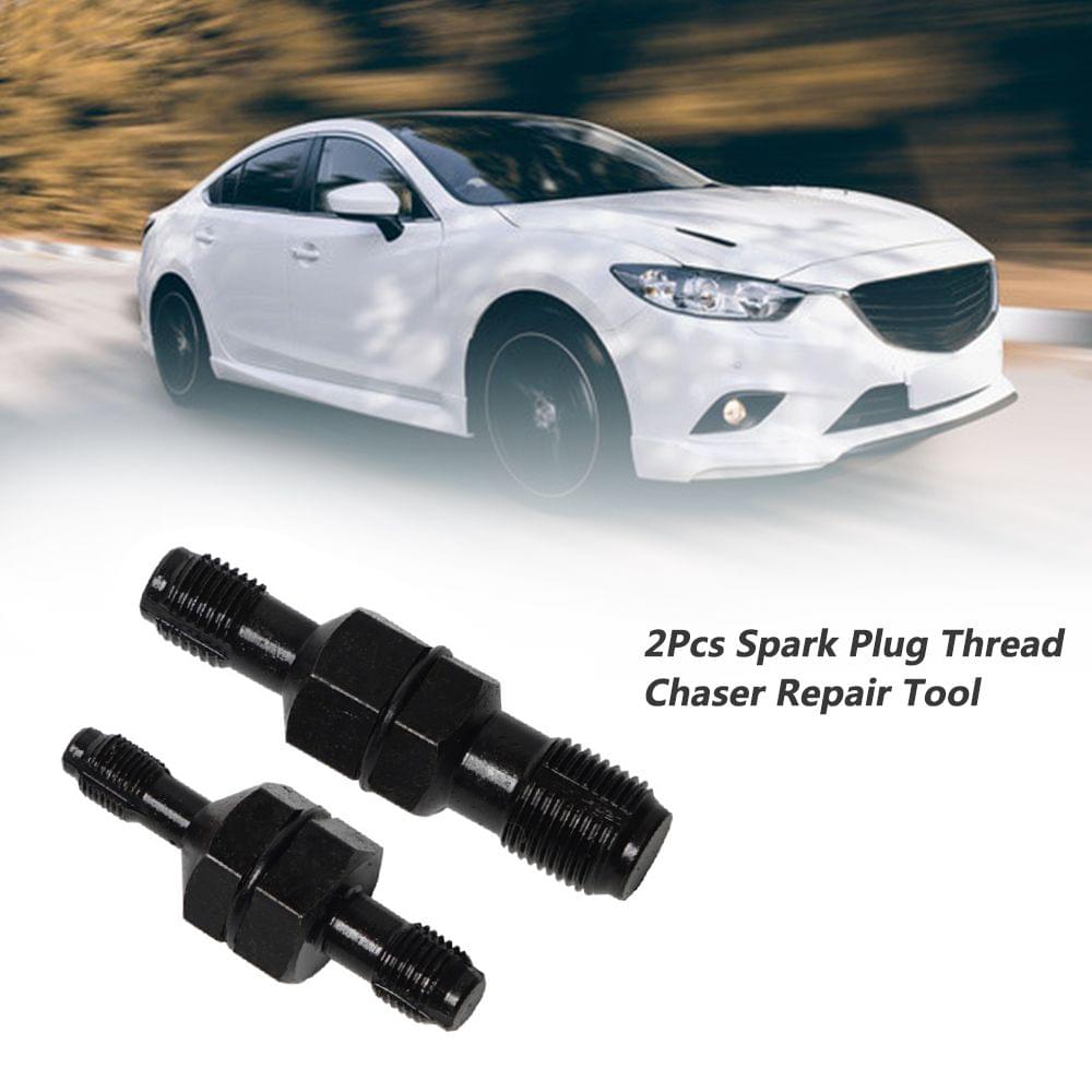 2Pcs Ignition Plug Thread Chaser Repair Tool Vehicle Thread - 2Pcs