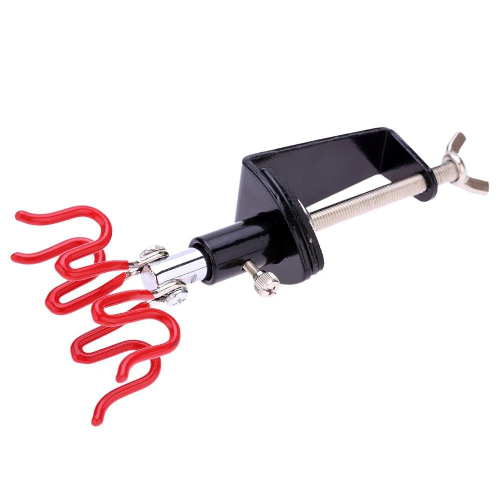 KKmoon Airbrush Holder Holding Clamp-On Mount Table Mount 2