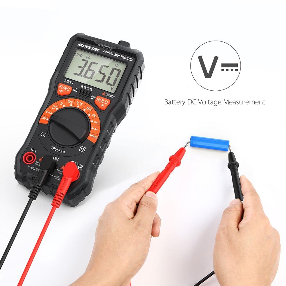 Meterk 2000 Counts Digital Multimeter True RMS