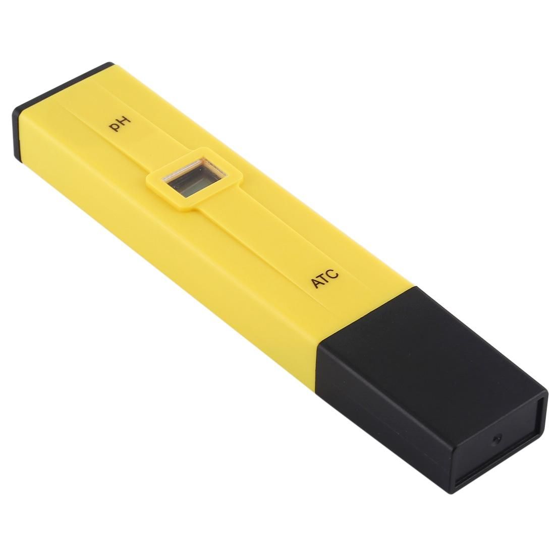 Pocket-sized PH Meter with ATC (Yellow)