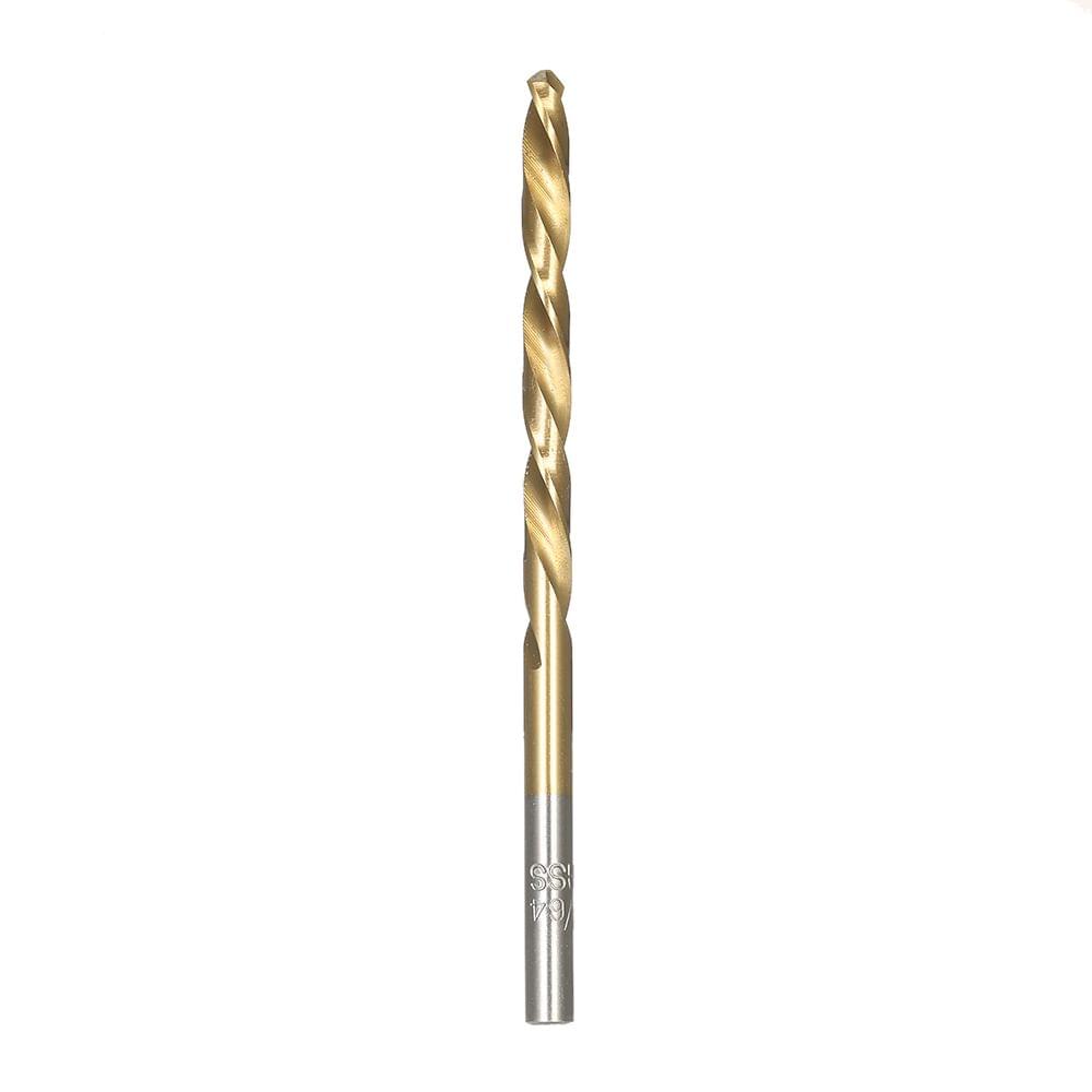 13pcs Left Handed Drill Bit Set M2 HSS with Titanium Nitride