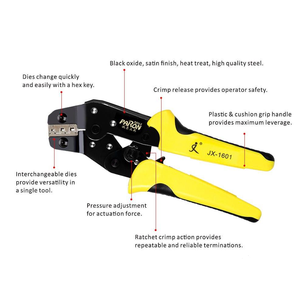 PARON Professional Wire Crimpers Engineering Ratcheting