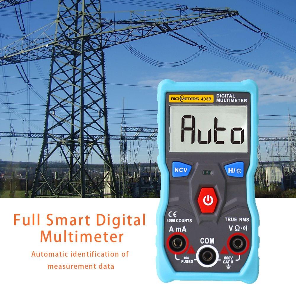 Richmeters RM403B Automatic Digital Multimeter 4000 Counts