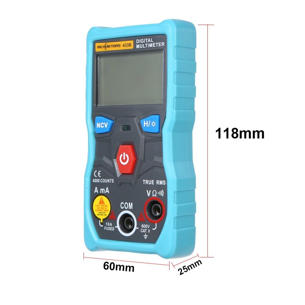 Richmeters RM403B Automatic Digital Multimeter 4000 Counts