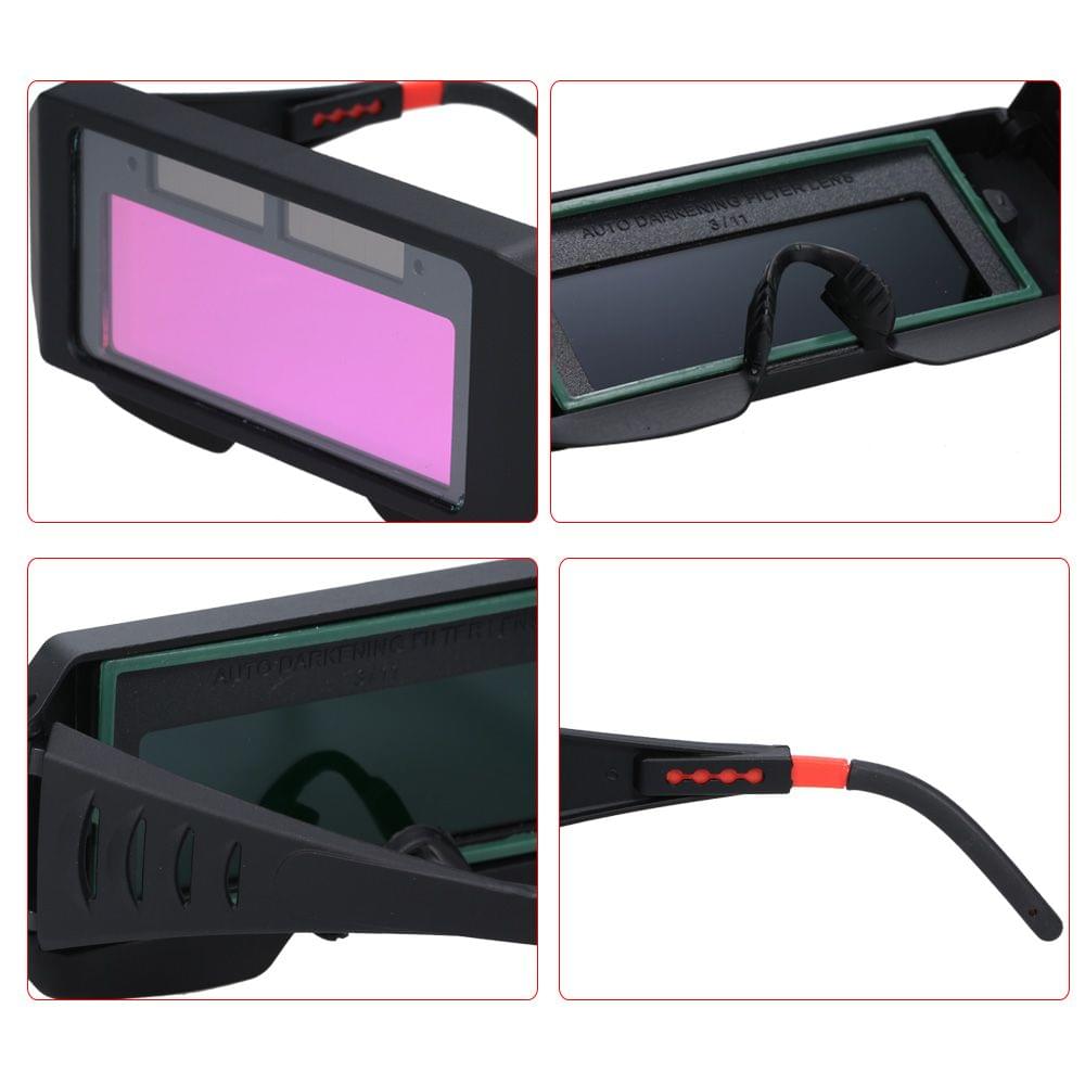 Solar Powered Auto Darkening Welding Glass Photoelectric