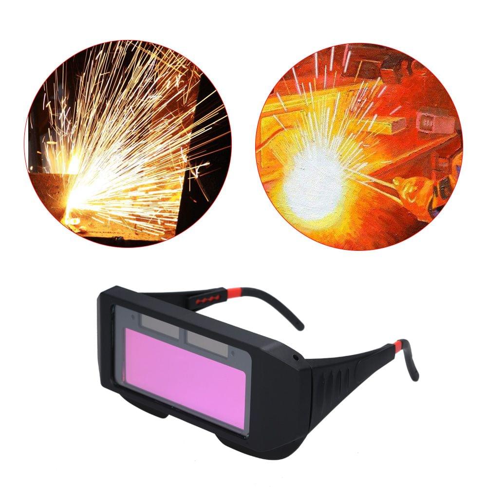 Solar Powered Auto Darkening Welding Glass Photoelectric