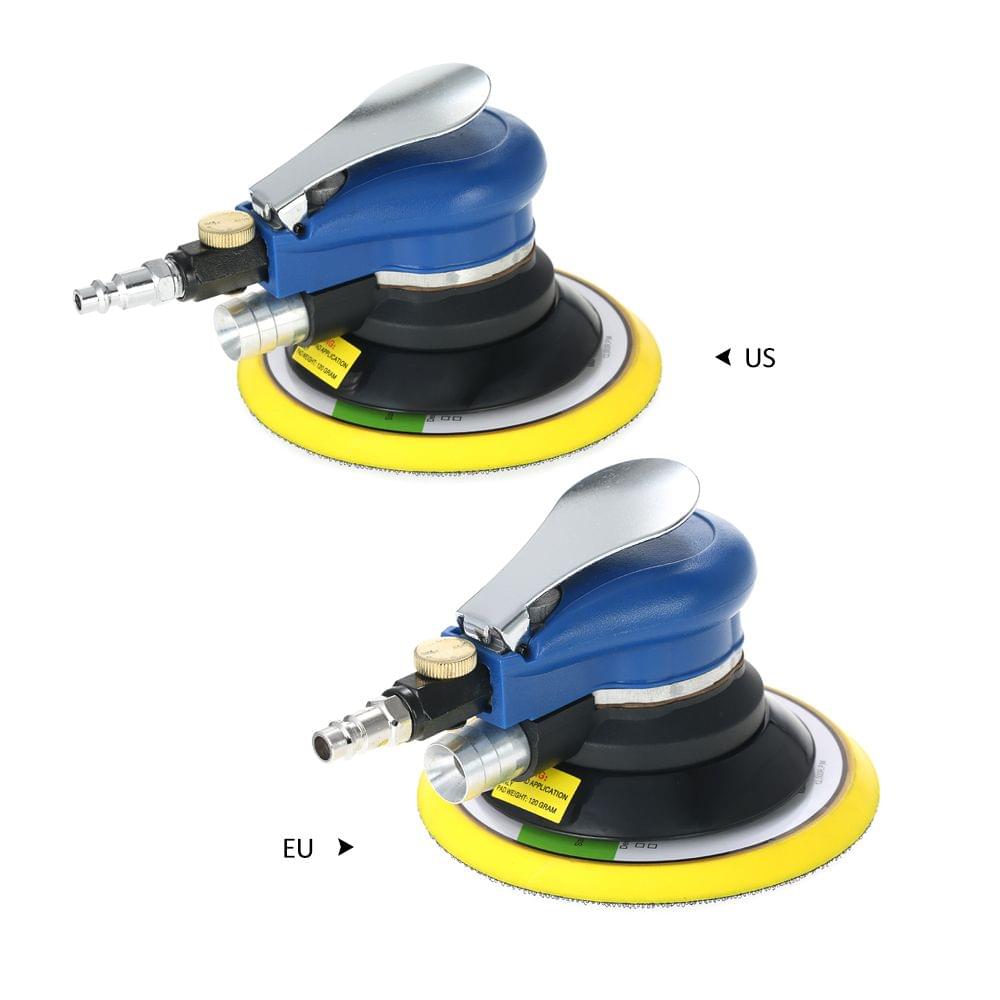 6 Inches 10000RPM Dual Action Pneumatic Air Sander Car Paint - EU Connector